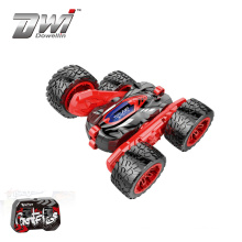 DWI High speed 1:24 stunt roll toy double sided rc car with light